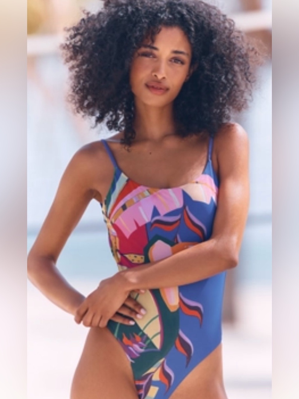 FARM RIO TROPICAL SCENARIO ONE-PIECE SWIMSUIT